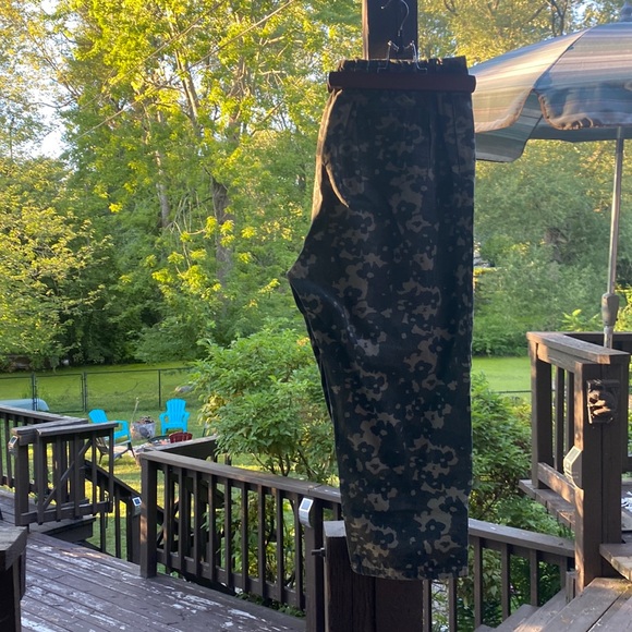 Green Floral Camo Pants - Picture 1 of 8